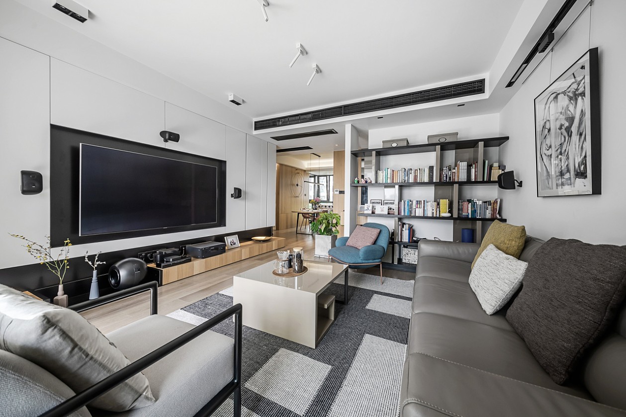 現(xiàn)代簡約風(fēng)格室內(nèi)設(shè)計家裝案例-客廳電視背景墻 現(xiàn)代簡約風(fēng)格室內(nèi)設(shè)計家裝案例-客廳電視背景墻