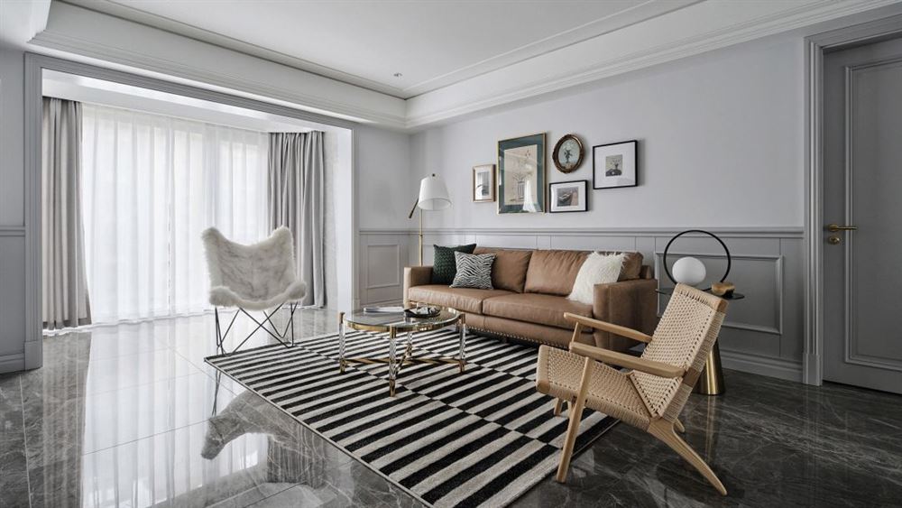 佛山市萬科悅都薈現(xiàn)代簡約風(fēng)格四居室裝修案例