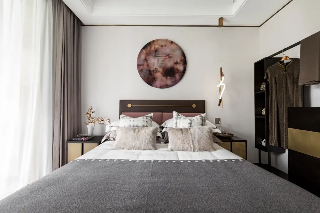 高雅輕奢風(fēng)格室內(nèi)設(shè)計(jì)家裝案例-次臥 高雅輕奢風(fēng)格室內(nèi)設(shè)計(jì)家裝案例-次臥