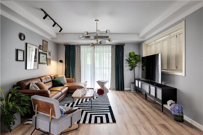 惠州市雅居樂白鷺湖別墅北歐風格三居室裝修案例