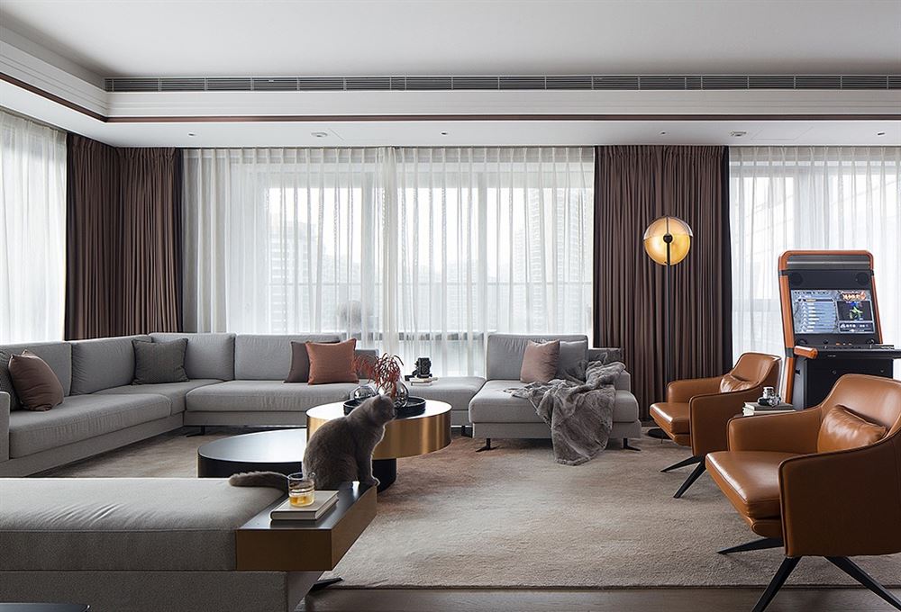 佛山市碧桂園·嶺南盛世輕奢風(fēng)格四居室裝修案例