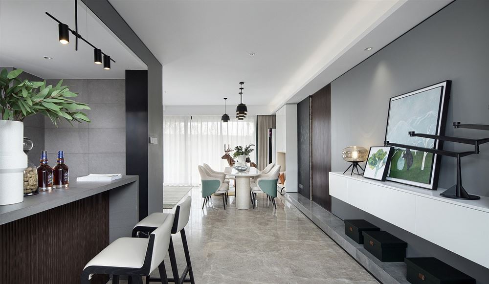 茂名市富怡華庭現(xiàn)代簡約風(fēng)格三居室裝修案例