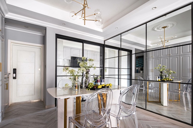 簡歐輕奢風(fēng)格室內(nèi)家裝案例效果圖-玄關(guān) 簡歐輕奢風(fēng)格室內(nèi)家裝案例效果圖-玄關(guān)