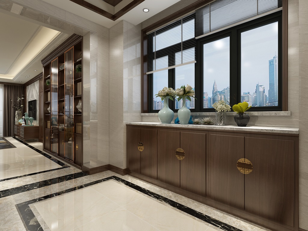 茂名市碧桂園·公園壹號(hào)歐式風(fēng)格三居室裝修案例