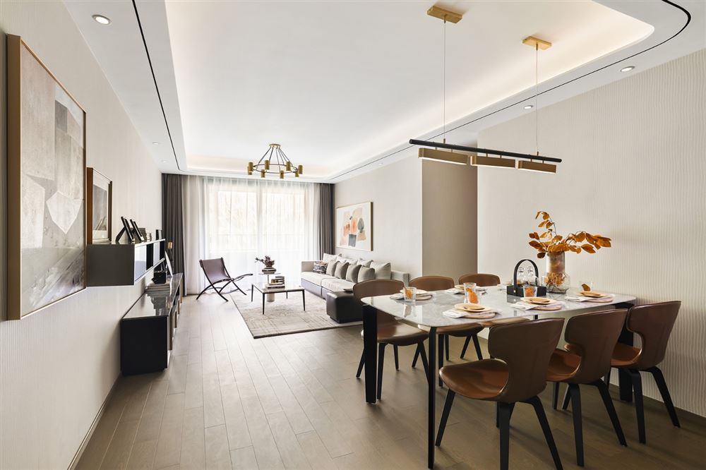 佛山市越秀星匯瀚府北歐風(fēng)格三居室裝修案例