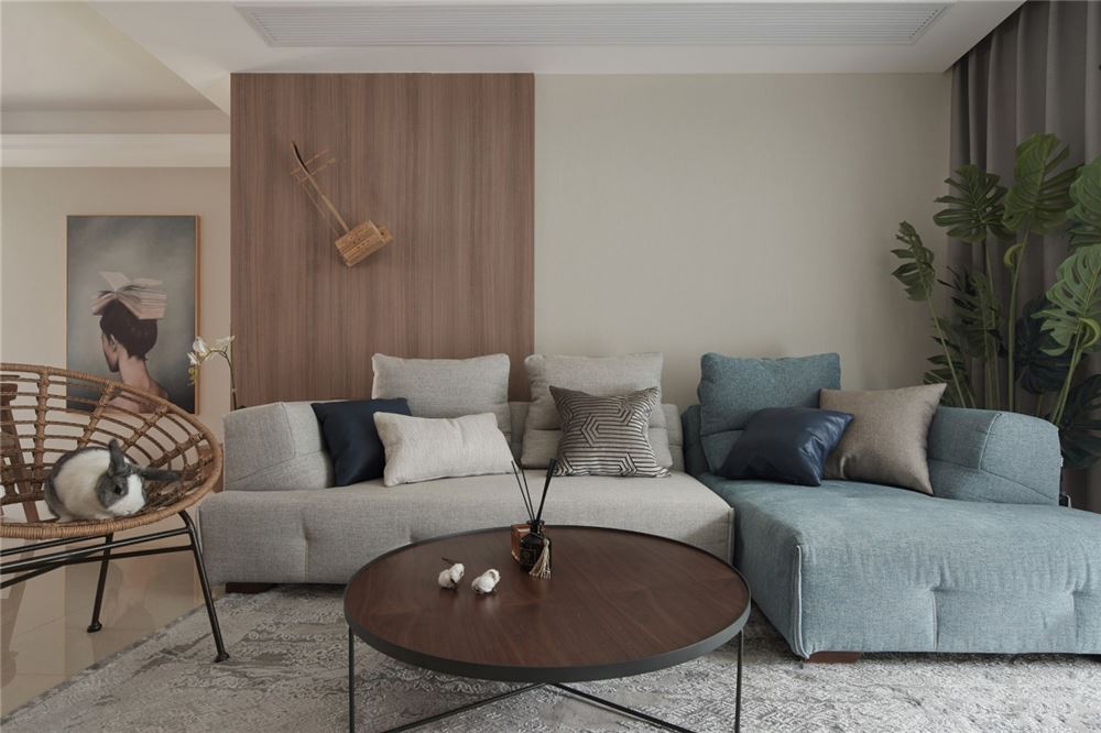 陽江市福達公館北歐風(fēng)格二居室裝修案例