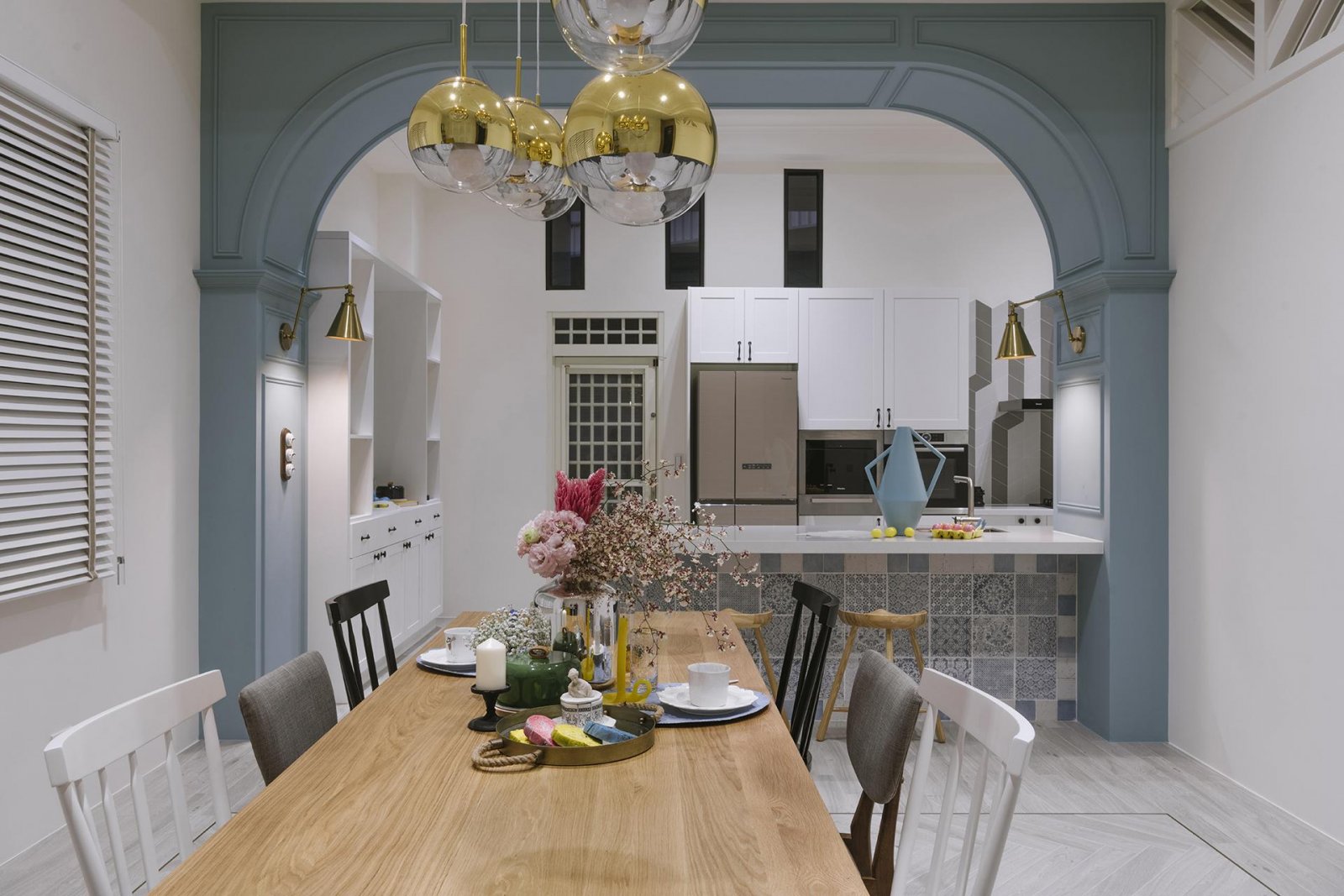 佛山裝修公司北歐風(fēng)格室內(nèi)裝修效果圖-餐廚廳 佛山裝修公司北歐風(fēng)格室內(nèi)裝修效果圖-餐廚廳