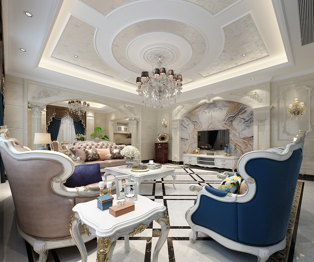 裝修公司歐式奢華風格室內裝修效果圖-客廳 裝修公司歐式奢華風格室內裝修效果圖-客廳