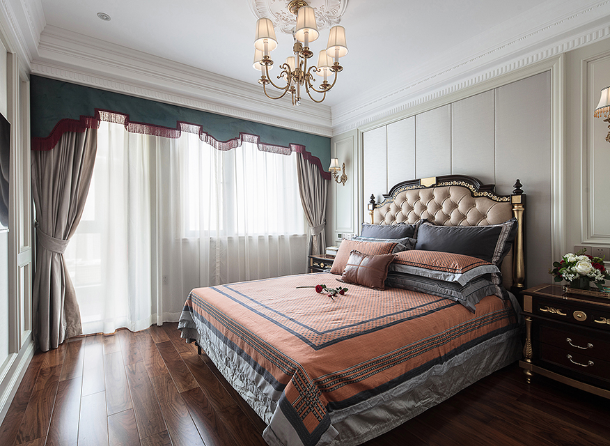 法式混搭風(fēng)格家裝設(shè)計(jì)室內(nèi)裝修效果圖-主臥 法式混搭風(fēng)格家裝設(shè)計(jì)室內(nèi)裝修效果圖-主臥