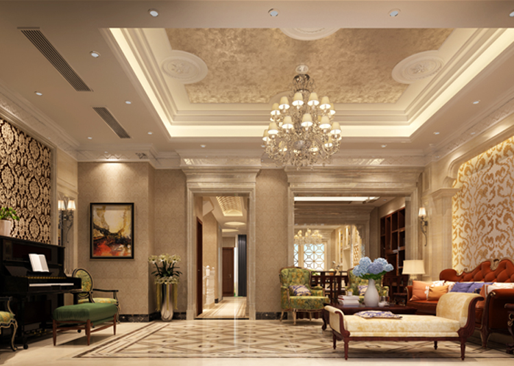 佛山市金科城歐式風格別墅裝修案例