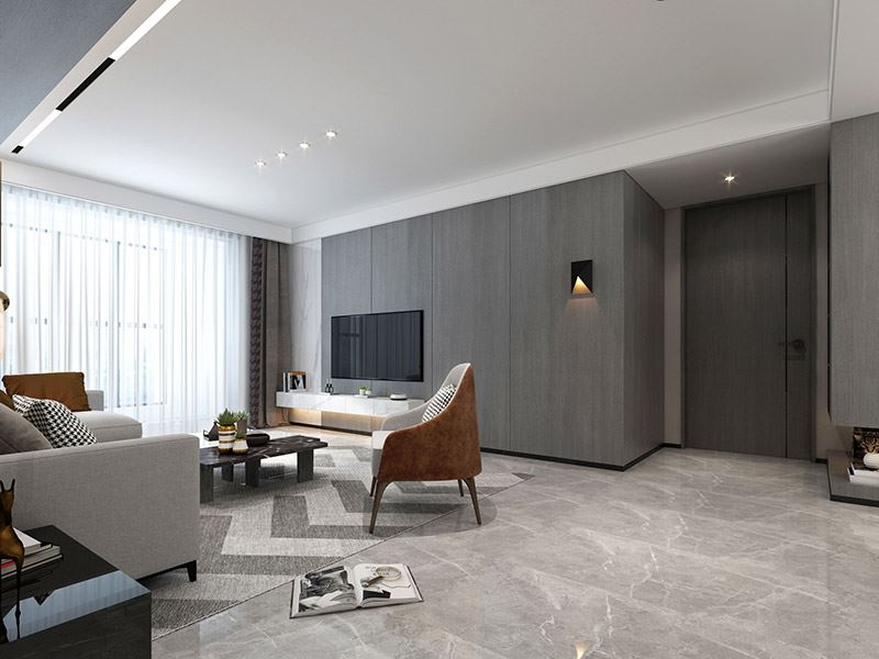 河源市博美皇家花園現(xiàn)代簡約風(fēng)格三居室裝修案例