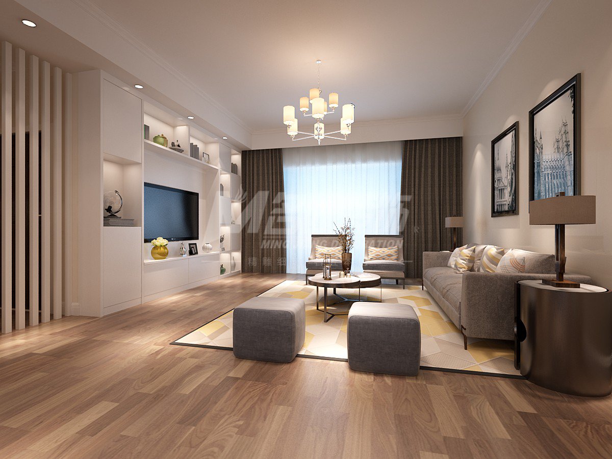 現(xiàn)代前衛(wèi)風(fēng)格室內(nèi)裝修效果圖-時(shí)代南灣三居134平米-客廳 現(xiàn)代前衛(wèi)風(fēng)格室內(nèi)裝修效果圖-時(shí)代南灣三居134平米-客廳