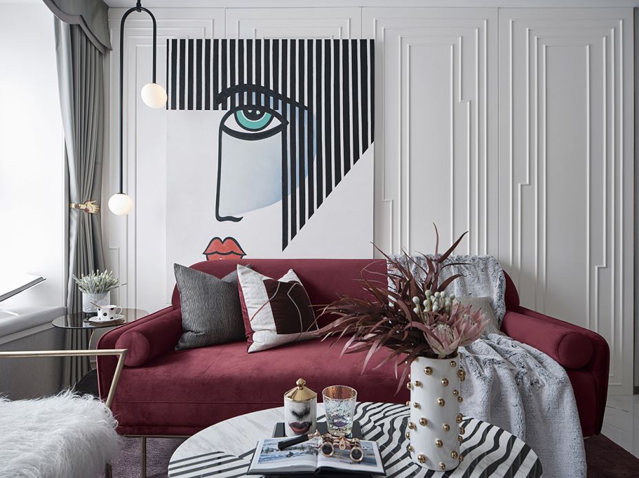 江門市鶴山新華城輕奢風(fēng)格三居室裝修案例