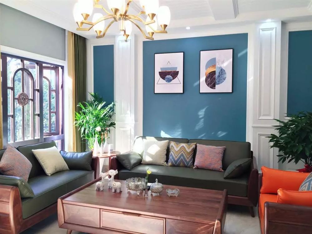 湖州市南潯吾悅廣場美式風格別墅裝修案例