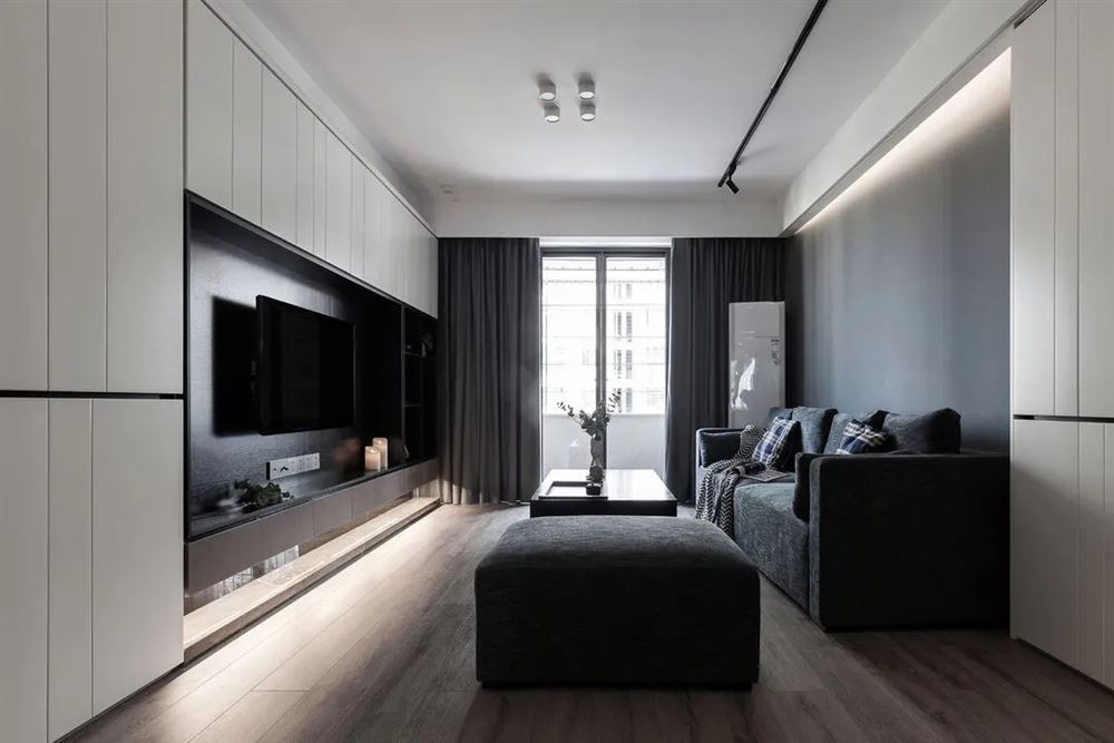 惠州市中天彩虹城現(xiàn)代簡(jiǎn)約風(fēng)格三居室裝修案例