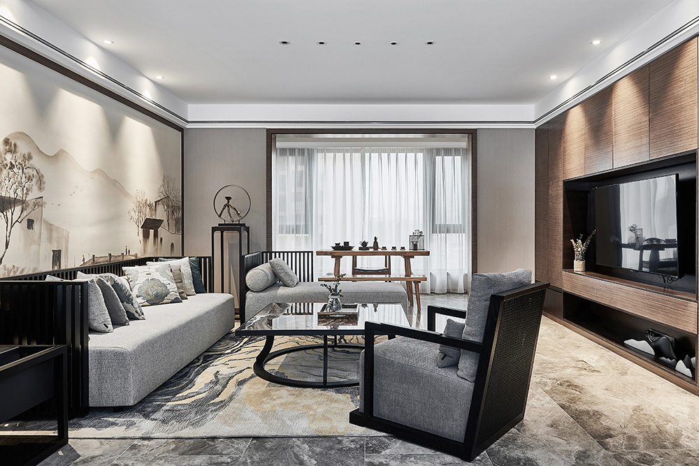現(xiàn)代簡約風格室內(nèi)裝修設計效果圖-雅瑤綠洲三居165平米-室內(nèi)裝修設計客廳 現(xiàn)代簡約風格室內(nèi)裝修設計效果圖-雅瑤綠洲三居165平米-室內(nèi)裝修設計客廳