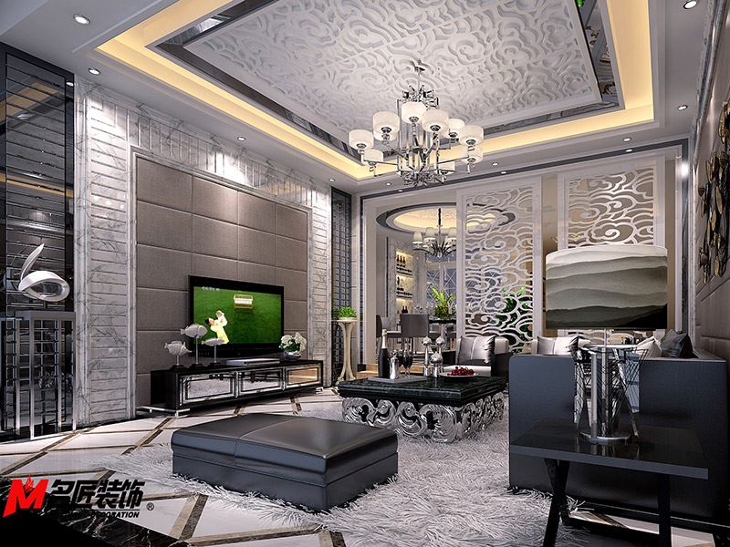 河源市合庭居花園現(xiàn)代簡約風(fēng)格別墅裝修案例