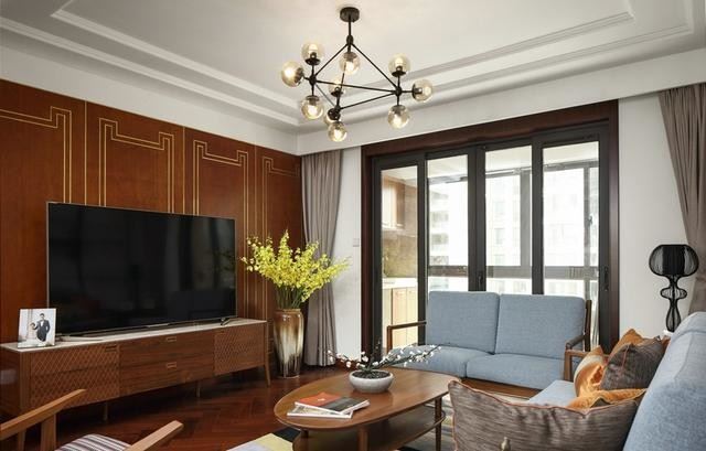 佛山市招商曦岸新古典風格三居室裝修案例