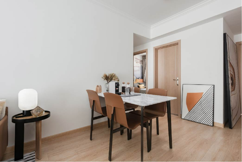 現(xiàn)代簡約風格室內家裝案例效果圖-餐廳 現(xiàn)代簡約風格室內家裝案例效果圖-餐廳