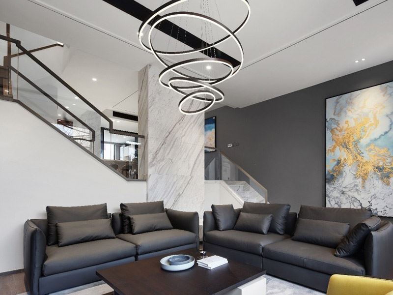 泰州市濱江國際歐式風格復式裝修案例