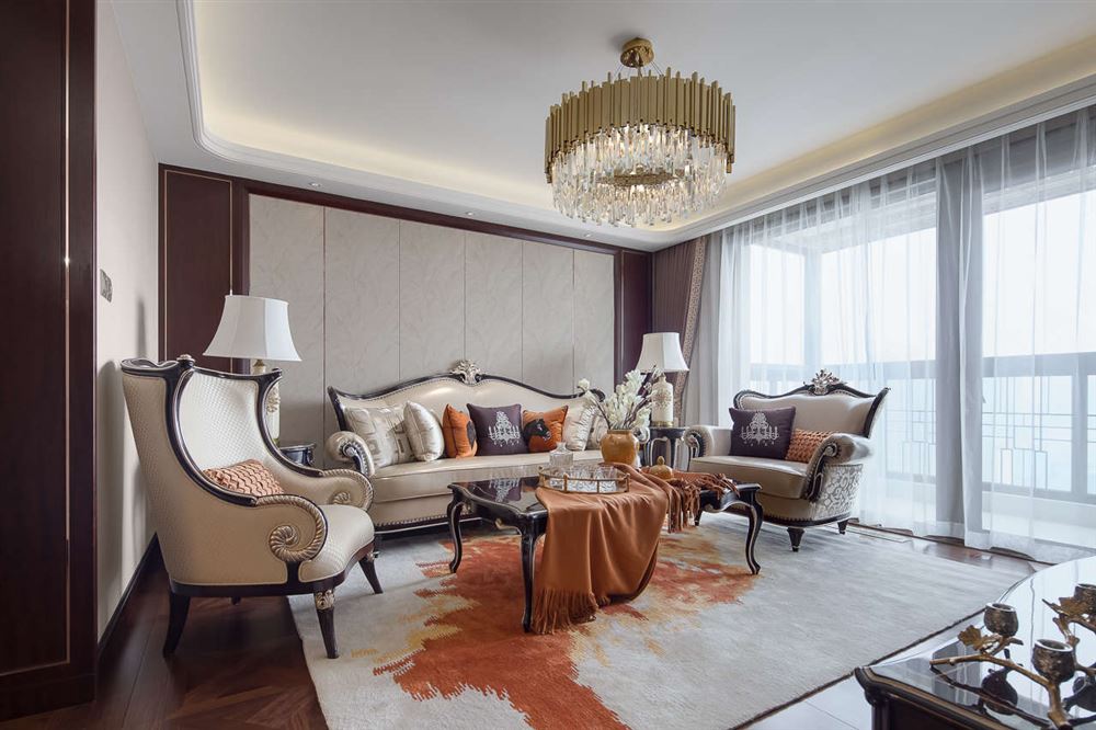 廣州市雅郡花園歐式風(fēng)格四居室裝修案例