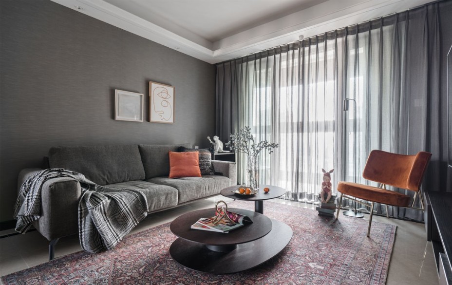 現(xiàn)代簡約風格室內(nèi)家裝案例效果圖-客廳 現(xiàn)代簡約風格室內(nèi)家裝案例效果圖-客廳