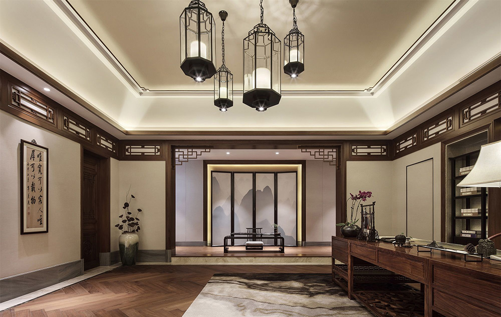 新古典風(fēng)格別墅裝修設(shè)計(jì)效果圖-恒大山湖郡別墅450平米-別墅裝修設(shè)計(jì)書房 新古典風(fēng)格別墅裝修設(shè)計(jì)效果圖-恒大山湖郡別墅450平米-別墅裝修設(shè)計(jì)書房
