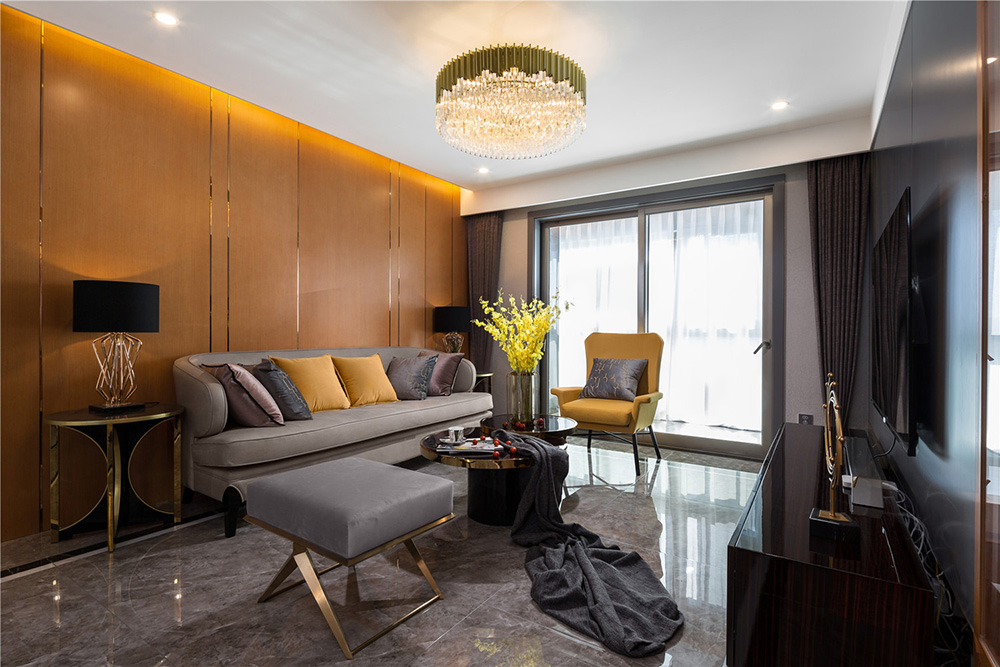 國(guó)悅九曲灣三居160平米輕奢風(fēng)格室內(nèi)裝修案例-客廳 國(guó)悅九曲灣三居160平米輕奢風(fēng)格室內(nèi)裝修案例-客廳