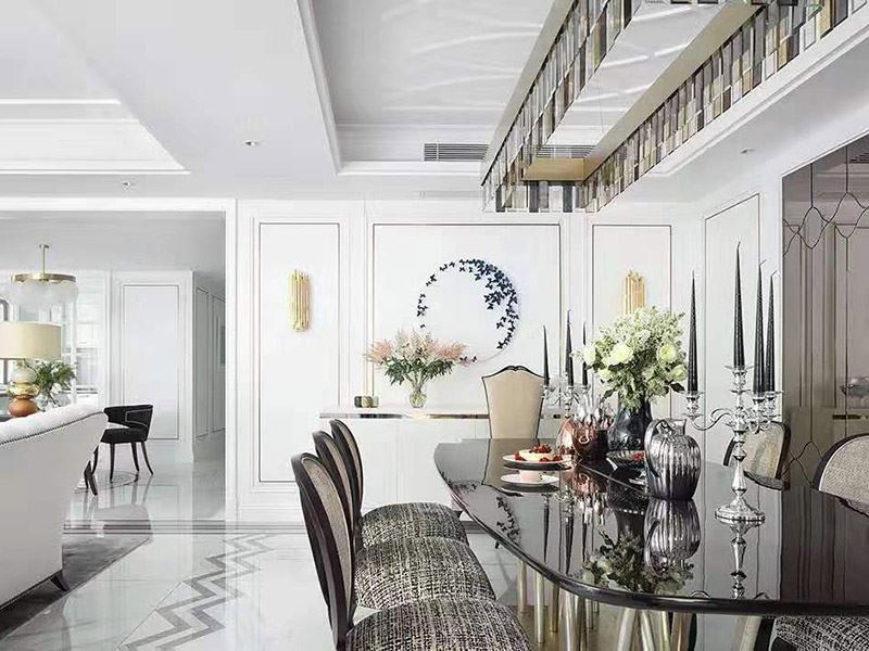 湖州市安吉慢谷歐式風格平層裝修案例