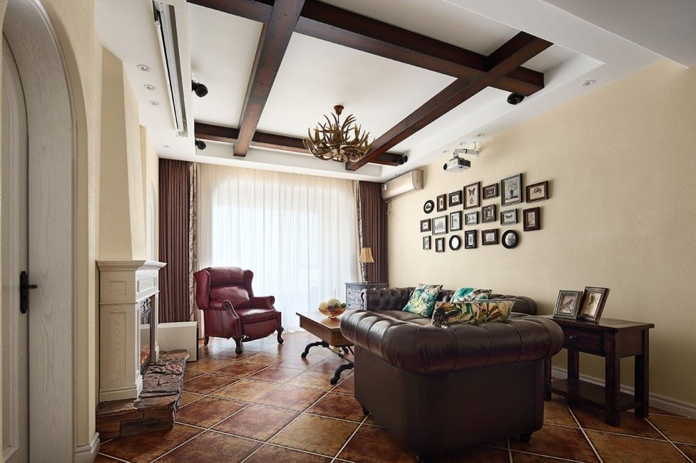 佛山市恒大山湖郡美式風(fēng)格三居室裝修案例