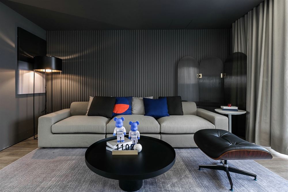 江門市百樂園現(xiàn)代簡(jiǎn)約風(fēng)格三居室裝修案例