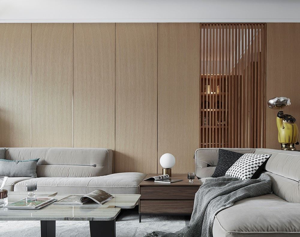 佛山市弘陽德商昕悅府現(xiàn)代簡約風格三居室裝修案例