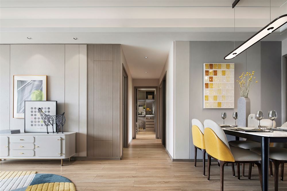 江門市恒大泉都北歐風(fēng)格三居室裝修案例