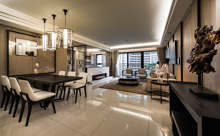 現(xiàn)代前衛(wèi)風(fēng)格家裝設(shè)計(jì)室內(nèi)裝修效果圖-客餐廳 現(xiàn)代前衛(wèi)風(fēng)格家裝設(shè)計(jì)室內(nèi)裝修效果圖-客餐廳