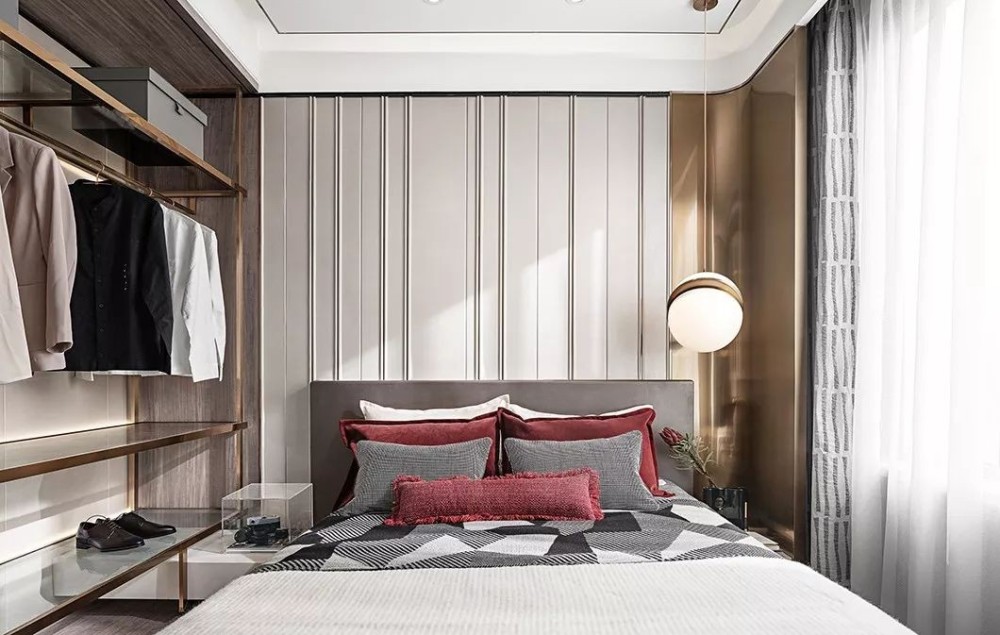 現(xiàn)代輕奢風(fēng)格室內(nèi)家裝案例效果圖-主臥 現(xiàn)代輕奢風(fēng)格室內(nèi)家裝案例效果圖-主臥