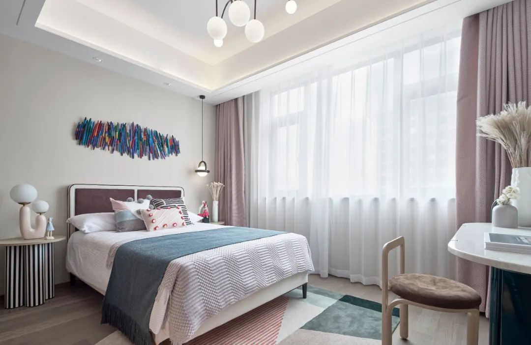 新中式風(fēng)格室內(nèi)設(shè)計家裝案例-兒童房 新中式風(fēng)格室內(nèi)設(shè)計家裝案例-兒童房