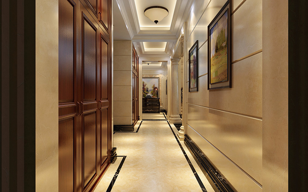 歐式風(fēng)格別墅裝修設(shè)計效果圖-龍光天瀛別墅430平米-別墅走廊裝修設(shè)計 歐式風(fēng)格別墅裝修設(shè)計效果圖-龍光天瀛別墅430平米-別墅走廊裝修設(shè)計