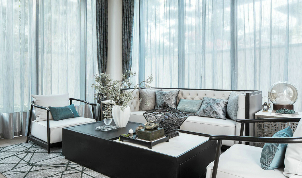 佛山市碧桂園·嶺南盛世新中式風(fēng)格四居室裝修案例