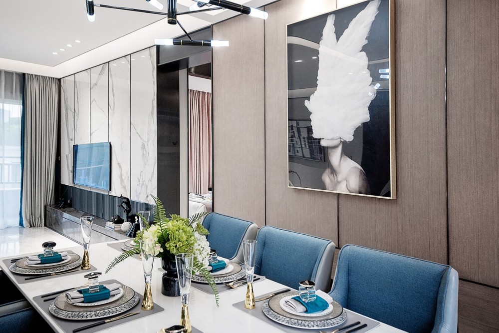 現(xiàn)代簡約風(fēng)格室內(nèi)設(shè)計(jì)家裝案例-餐廳 現(xiàn)代簡約風(fēng)格室內(nèi)設(shè)計(jì)家裝案例-餐廳