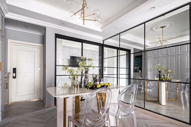 江門市東富花園歐式風格三居室裝修案例