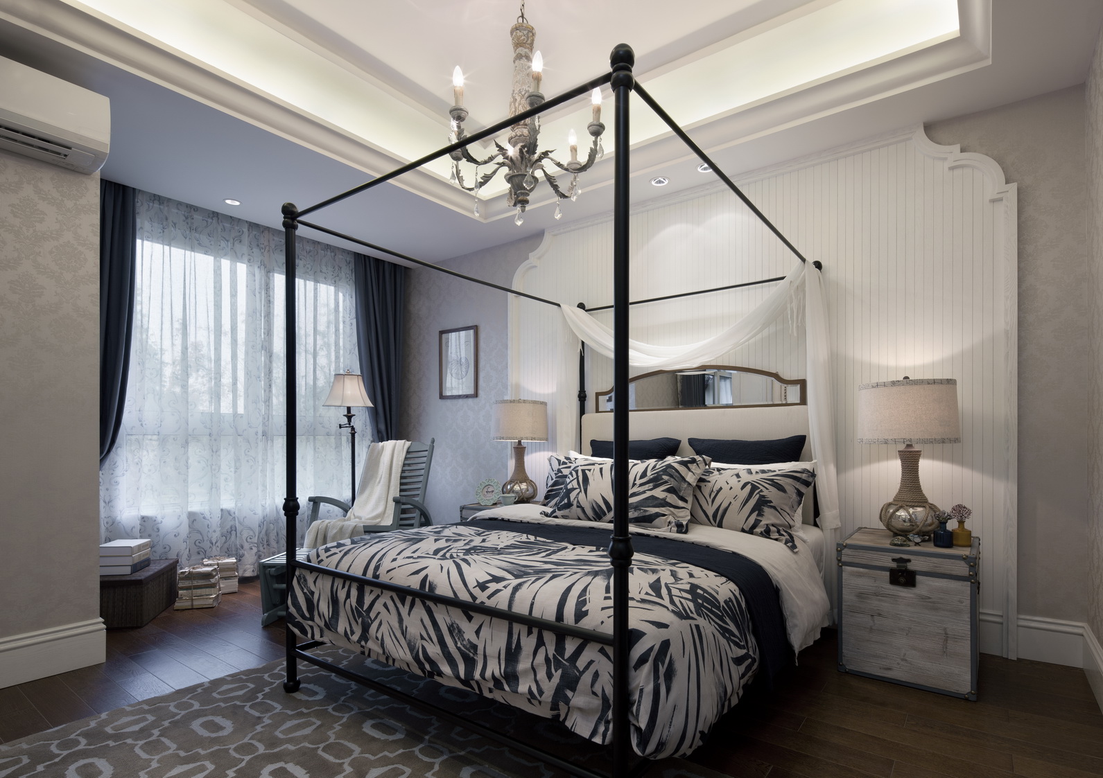 裝修案例地中海風(fēng)格室內(nèi)裝修效果圖-臥室 裝修案例地中海風(fēng)格室內(nèi)裝修效果圖-臥室