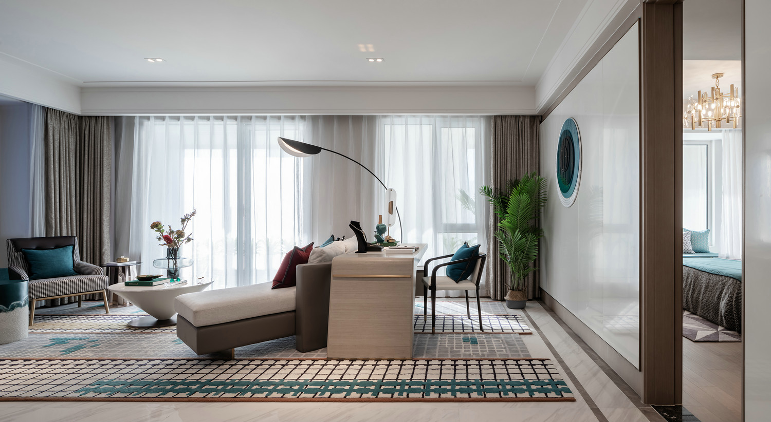 簡約新中式風(fēng)格室內(nèi)家裝案例效果圖-客廳沙發(fā) 簡約新中式風(fēng)格室內(nèi)家裝案例效果圖-客廳沙發(fā)