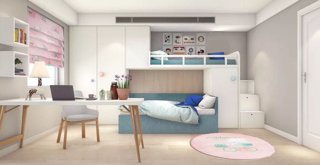 北歐原木風(fēng)格室內(nèi)設(shè)計(jì)家裝案例-兒童房 北歐原木風(fēng)格室內(nèi)設(shè)計(jì)家裝案例-兒童房