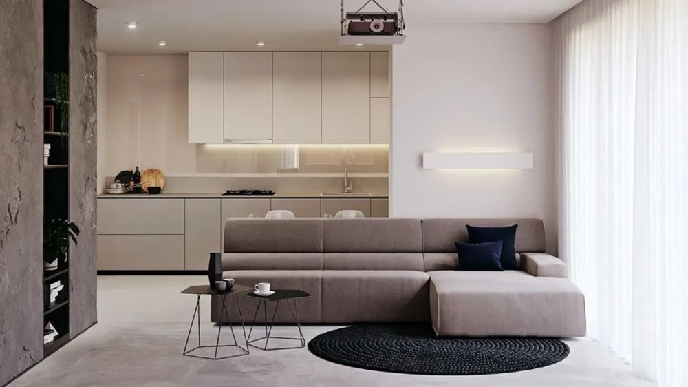 江門市富都新村現(xiàn)代簡約風(fēng)格三居室裝修案例