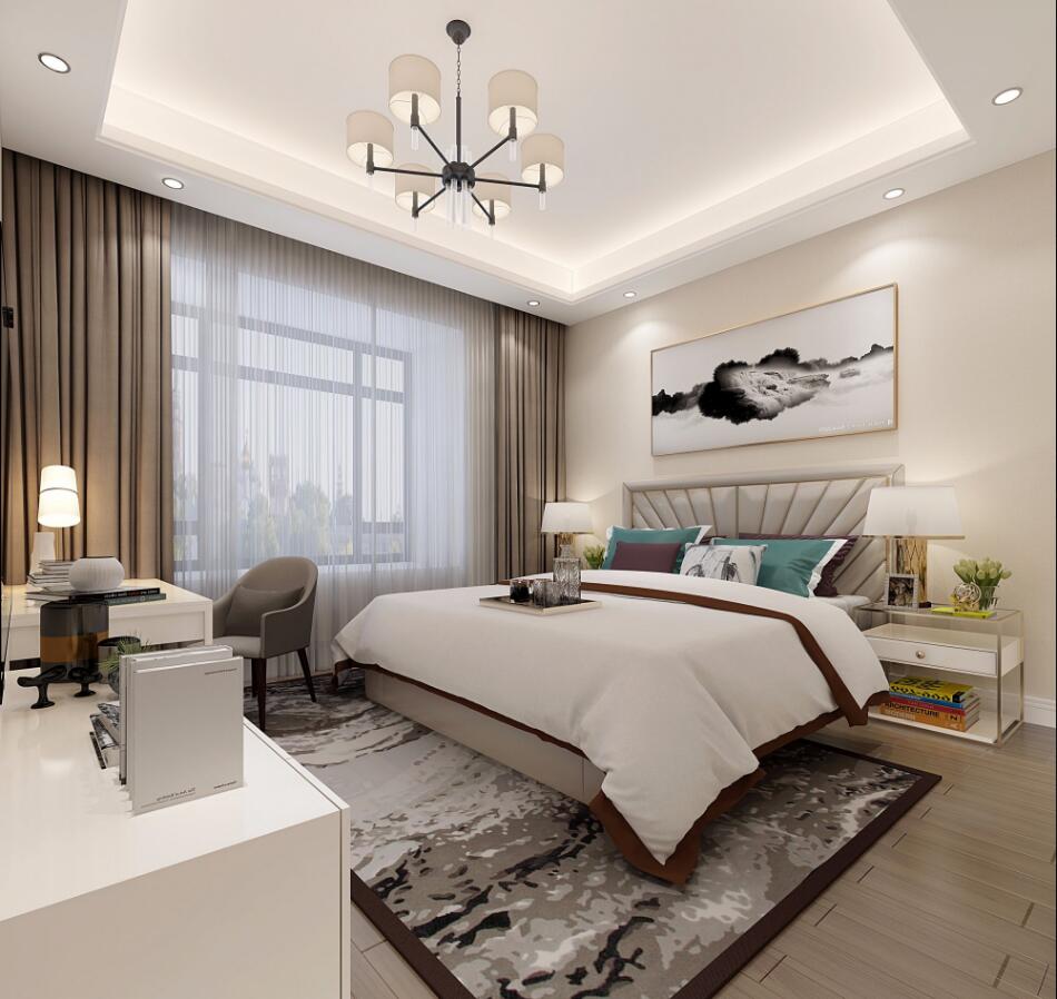 東岸竹園三居100平米-現(xiàn)代簡約風(fēng)格裝修案例-主臥 東岸竹園三居100平米-現(xiàn)代簡約風(fēng)格裝修案例-主臥