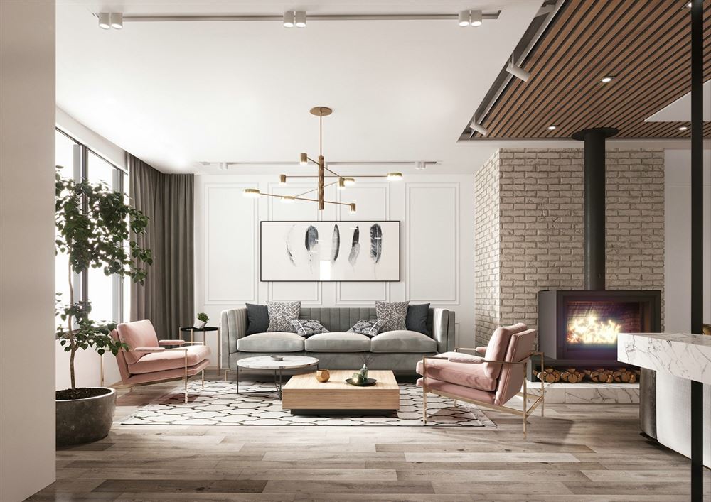 佛山市中交·瀧灣云城北歐風(fēng)格三居室裝修案例