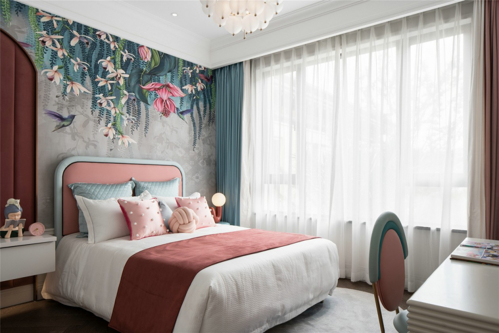 歐式古典風格別墅室內(nèi)設(shè)計家裝案例-次臥 歐式古典風格別墅室內(nèi)設(shè)計家裝案例-次臥