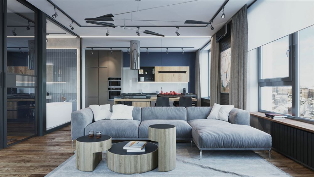 佛山市海倫堡玖悅瀾灣北歐風(fēng)格三居室裝修案例