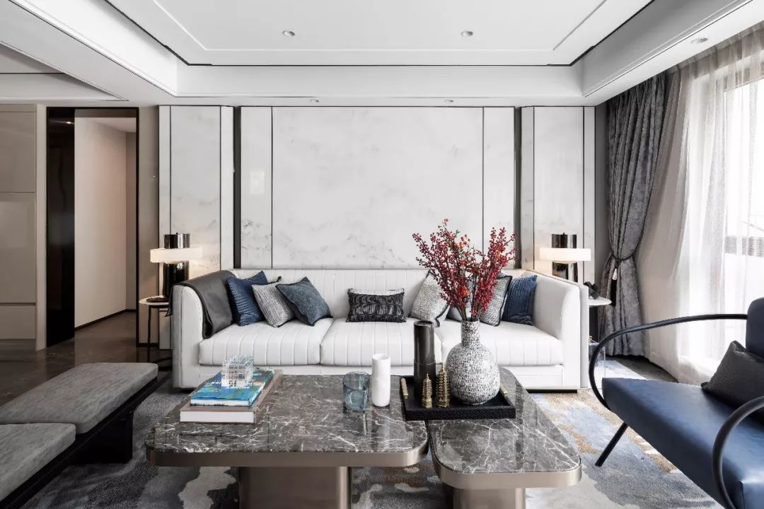 新中式風(fēng)格家裝設(shè)計別墅裝修效果圖-客廳 新中式風(fēng)格家裝設(shè)計別墅裝修效果圖-客廳