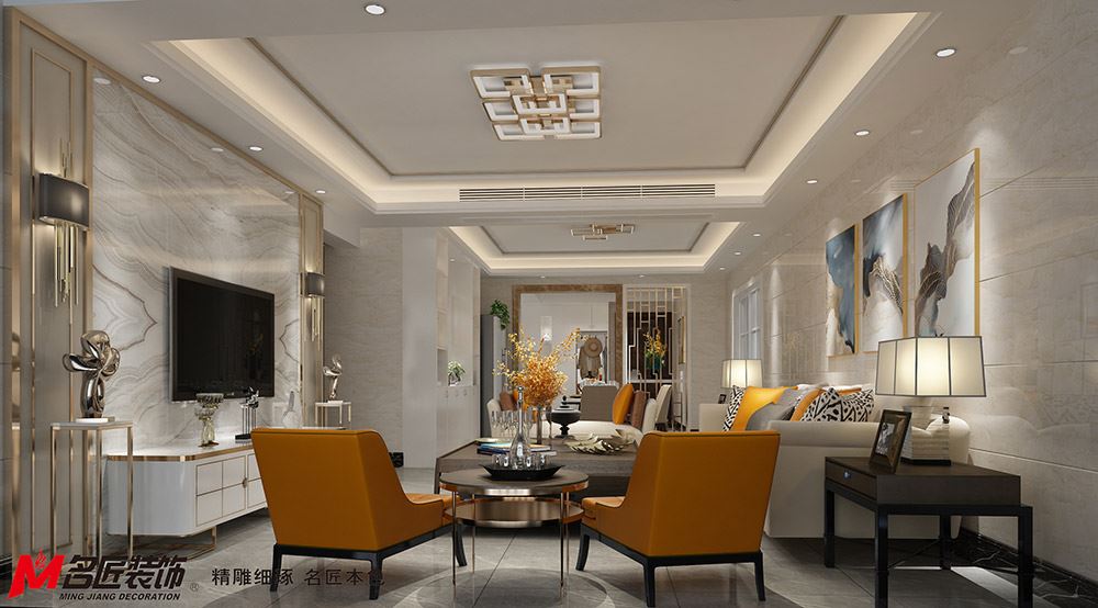 茂名市華廈世紀(jì)歐式風(fēng)格三居室裝修案例